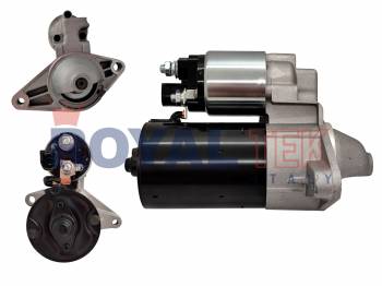 MOTOR DE ARRANQUE ROYALTEK TOYOTA COROLLA CELICA 1.6 1.8 16V - 1.1 KW / 12 VOLTS / 9 DIENTES / SENTIDO HORARIO --- OEM 2810002080 2810002040 2810016230 00011070030 0001107075